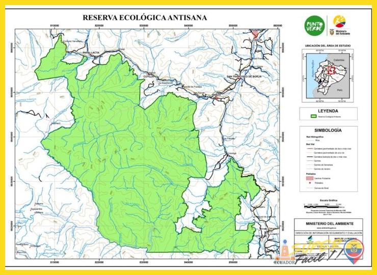 ¿Dónde se encuentra geográficamente la Reserva Ecológica Antisana y cuáles son sus límites dentro de la provincia de Napo?