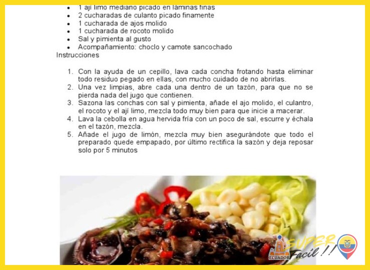 Preparación Tradicional del Ceviche