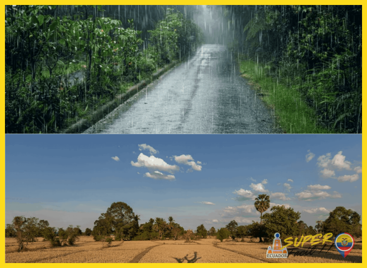 ¿Qué características climáticas definen las temporadas seca y lluviosa en Mindo, y cómo afectan a la experiencia del visitante?